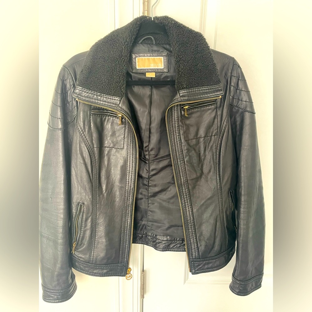 Michael Kors Leather Jacket